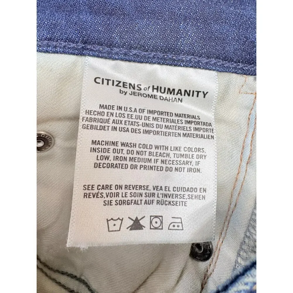Citizens of Humanity Rocket High Rise Skinny Jeans Classic Dark Wash Size 24